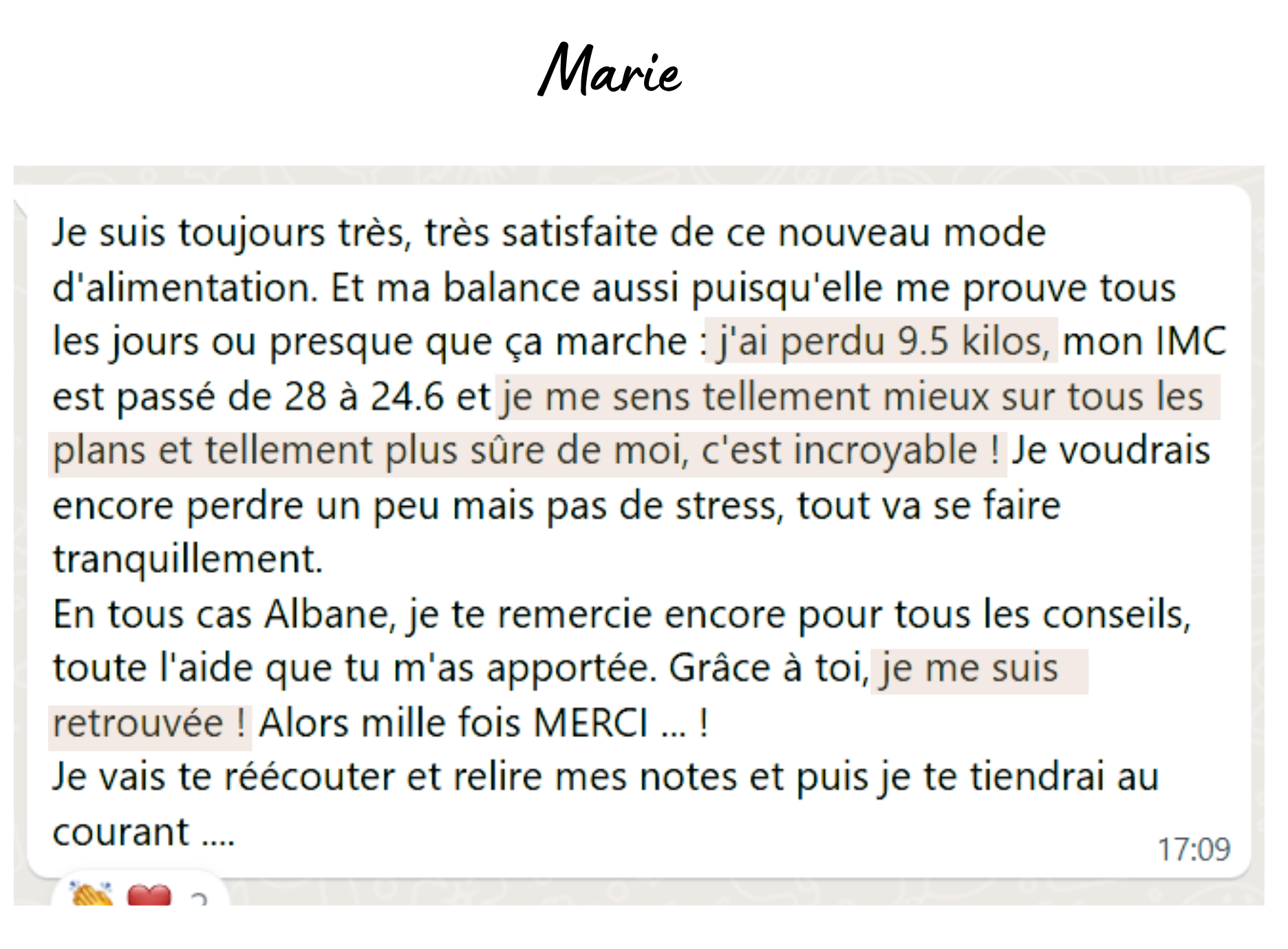 Témoignage participante L'Étincelle
